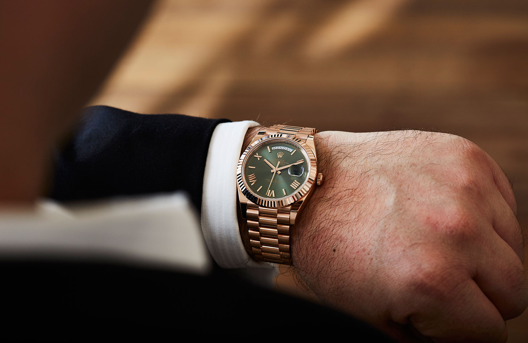 HANDSON The Rolex DayDate 40 with green dial 6 decades on and