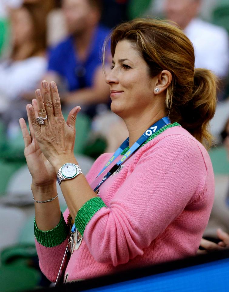 WATCHSPOTTING: Forget Roger Federer's Rolex Batman - his wife Mirka's