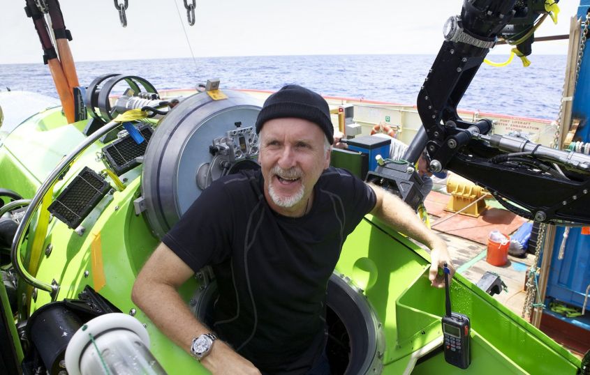 James Cameron survived his trip, too, but in the comfort of a submersible.