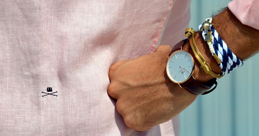 Gold watch online style