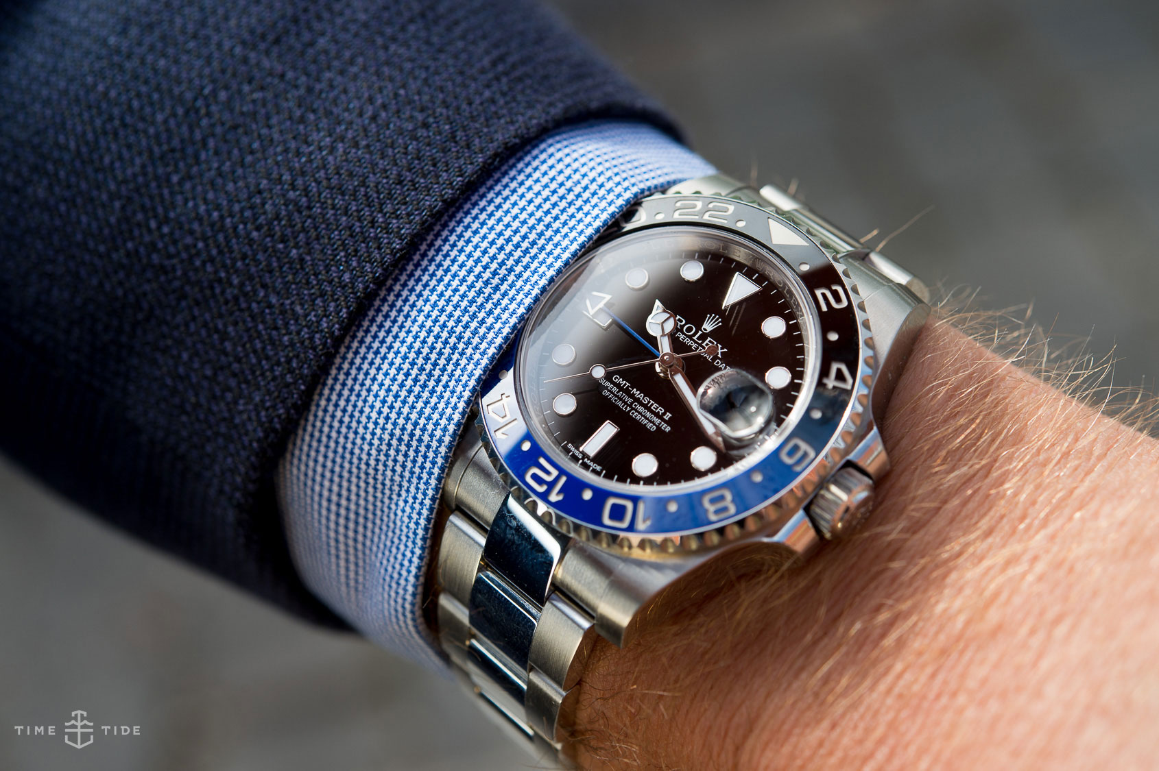 rolex black and blue