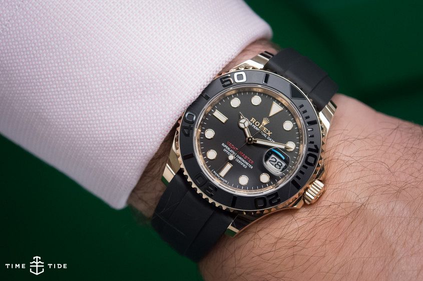 Rolex Perpetual Yacht-Master 116655 Everose with new Oysterflex Bracelet – Hands-on Review