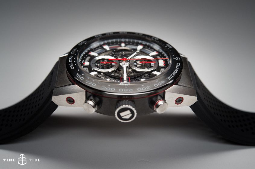 TAG Heuer Carrera Heuer 01 case profile