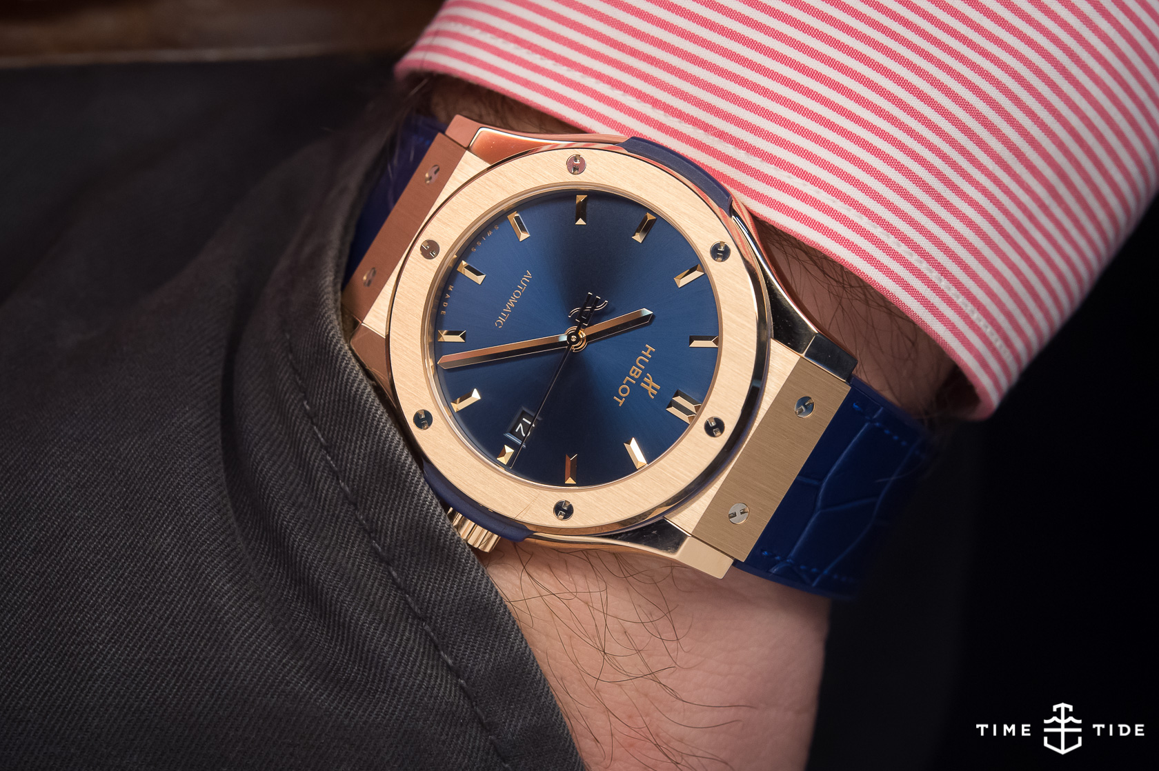 Hublot Classic Fusion King Gold Blue Review