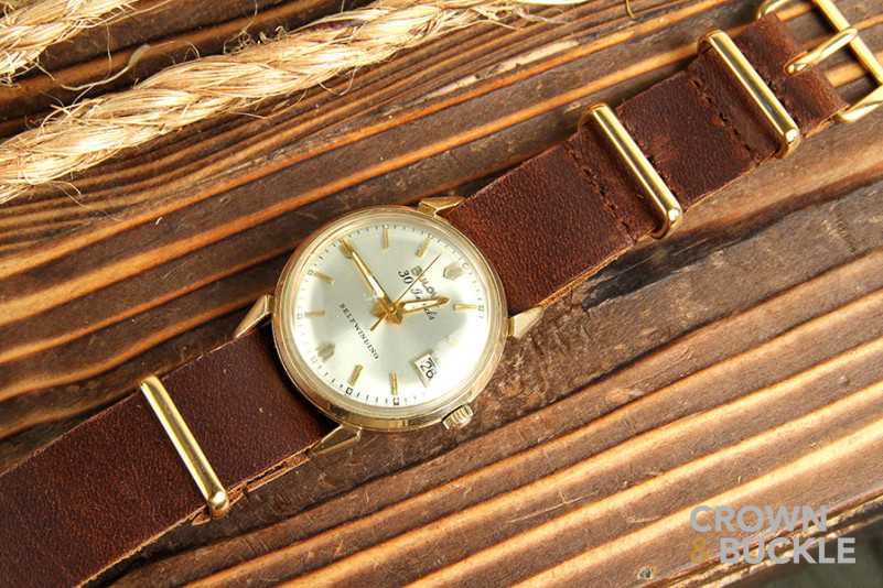 Nato strap clearance gold watch