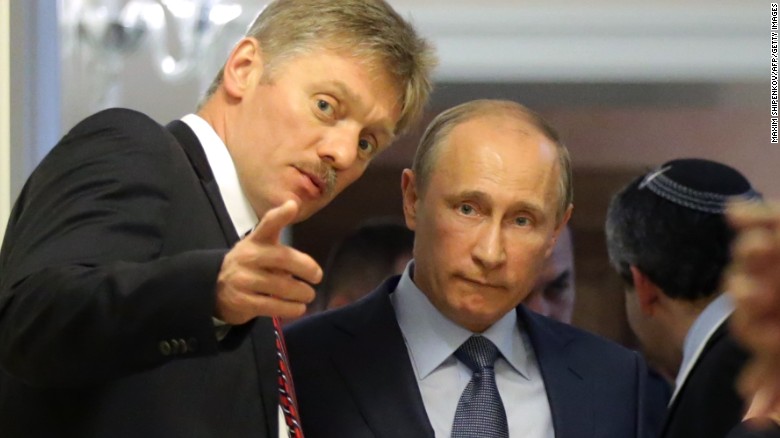 Putin und Dmitry Peskov