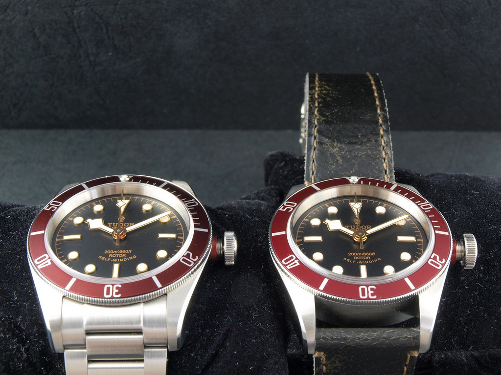 Fake tudor 2025 black bay bronze