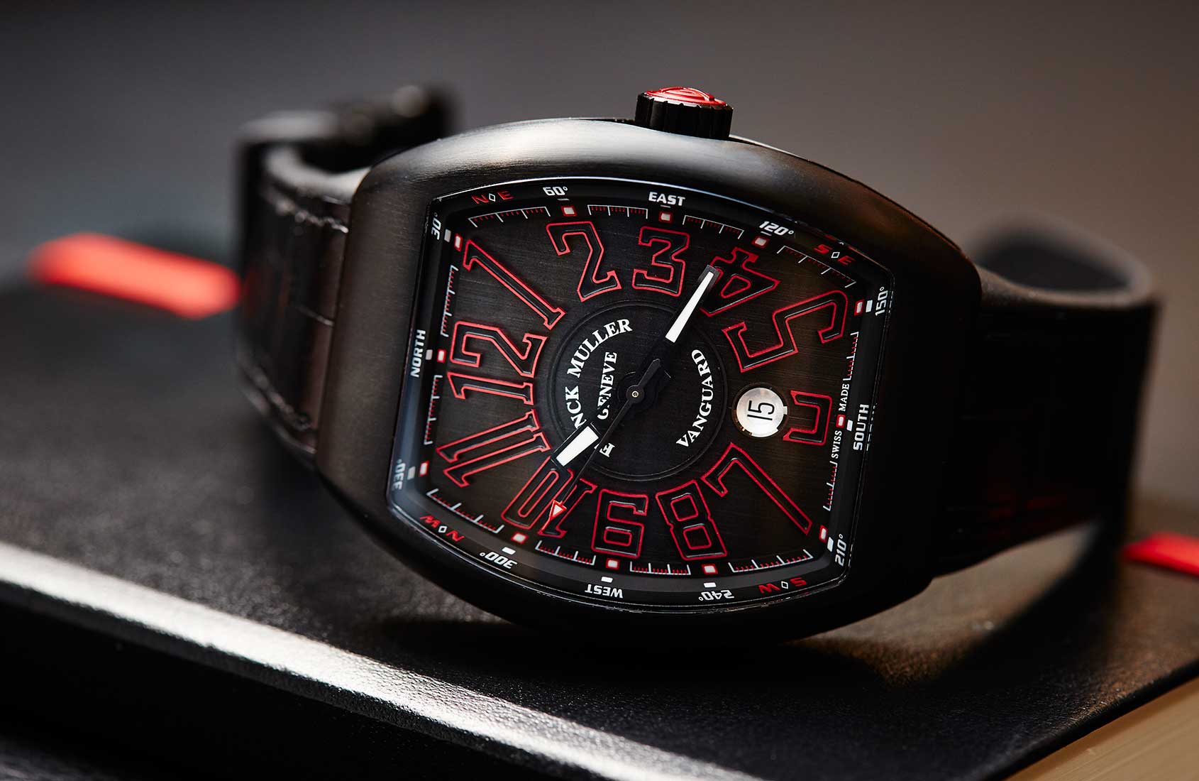 Franck muller vanguard clearance red