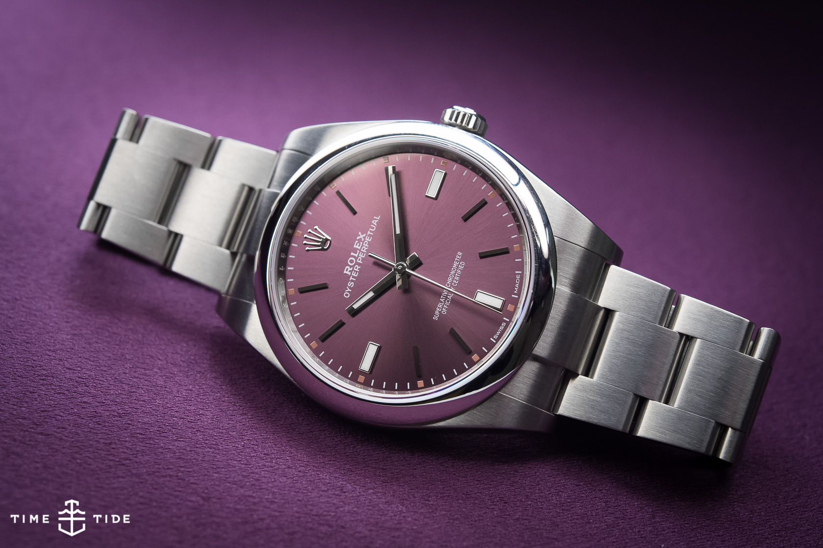 rolex oyster perpetual 39 grape