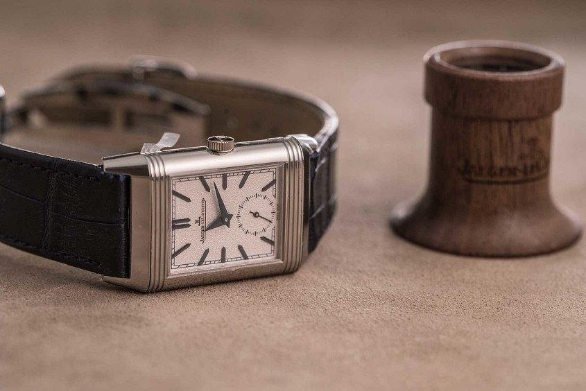 Jaeger LeCoultre Reverso Tribute Duo 85th Anniversary Hands on