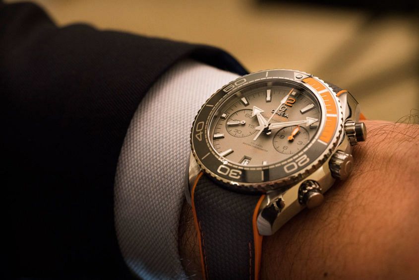 omega planet ocean titanium chronograph