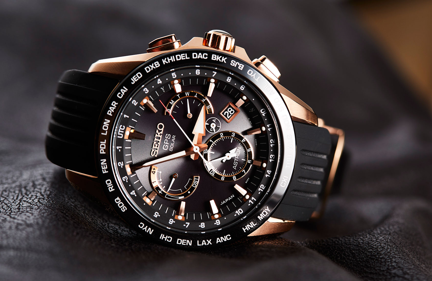 Seiko Astron Solar 8X Dual Time One-week Japan