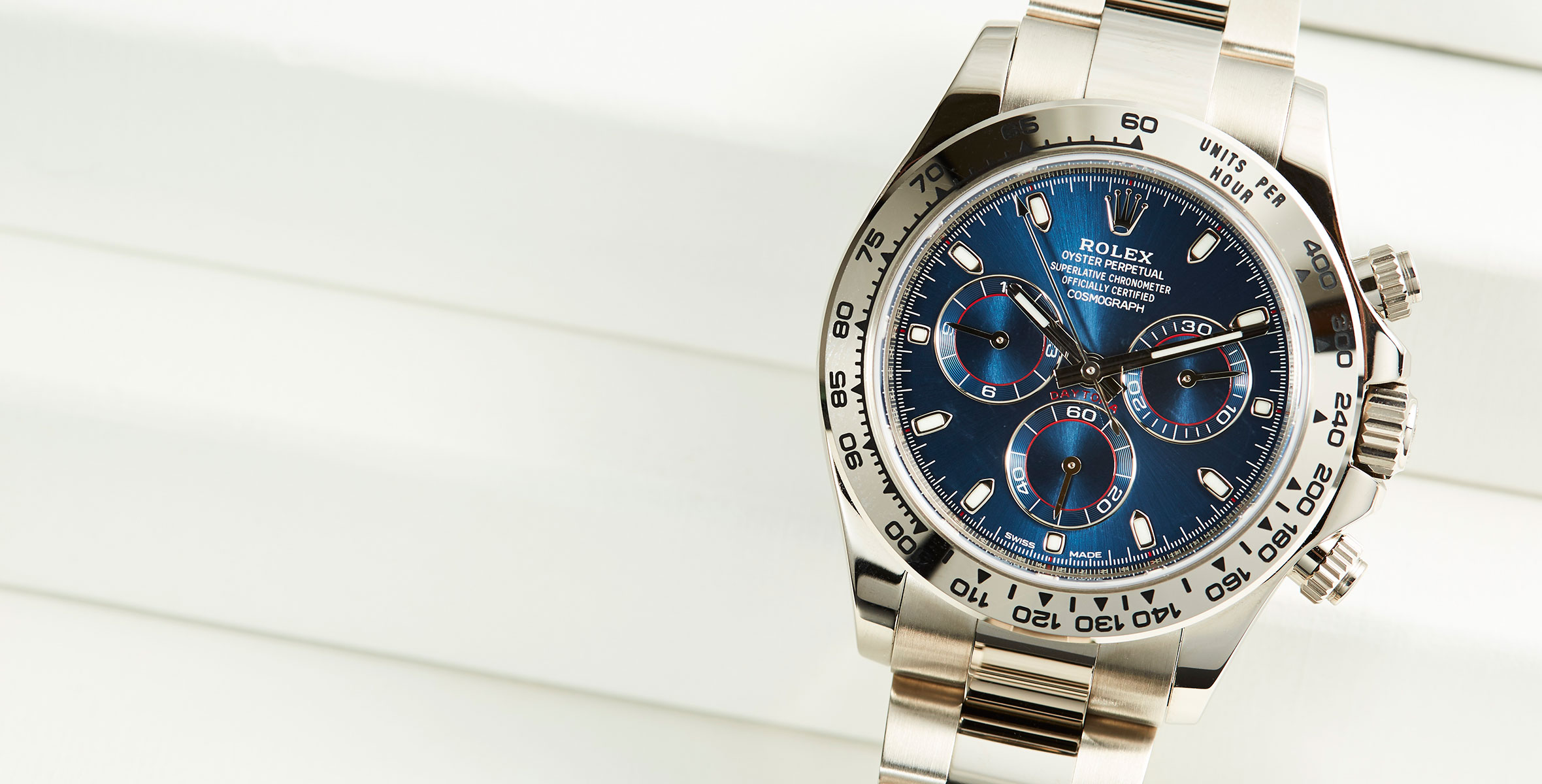 rolex daytona blue gold