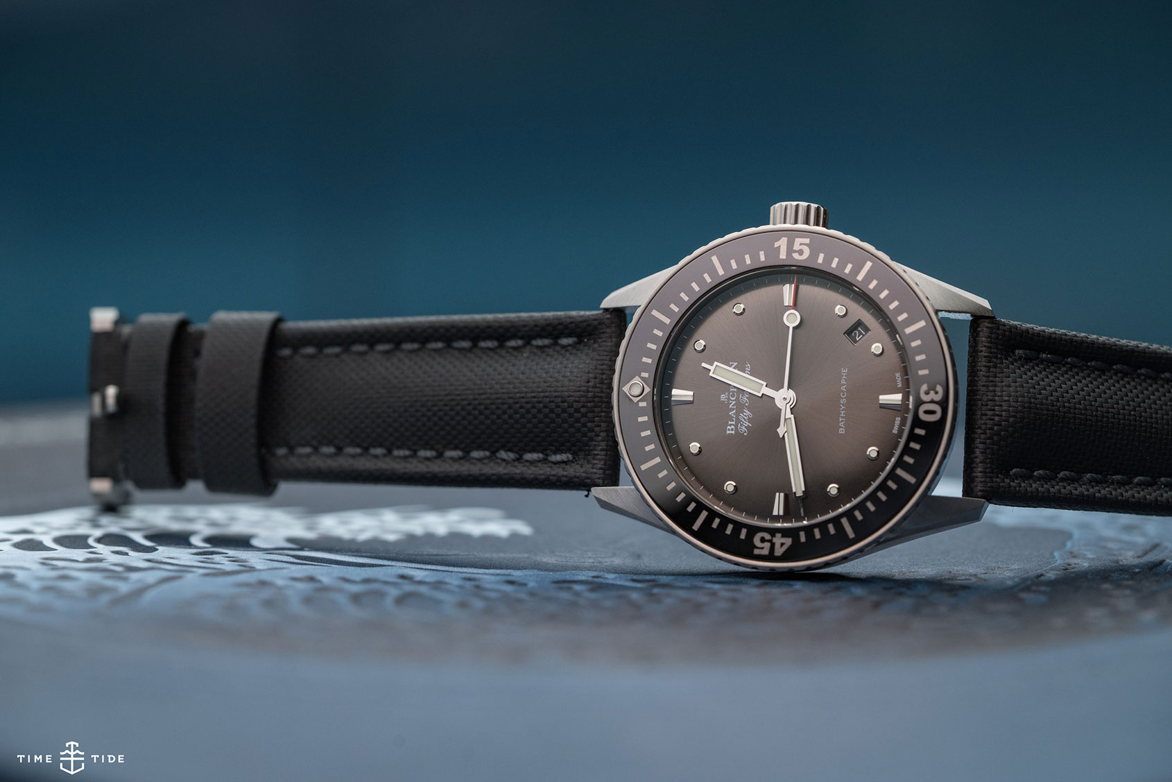 Blancpain fifty fathoms outlet bathyscaphe 38mm