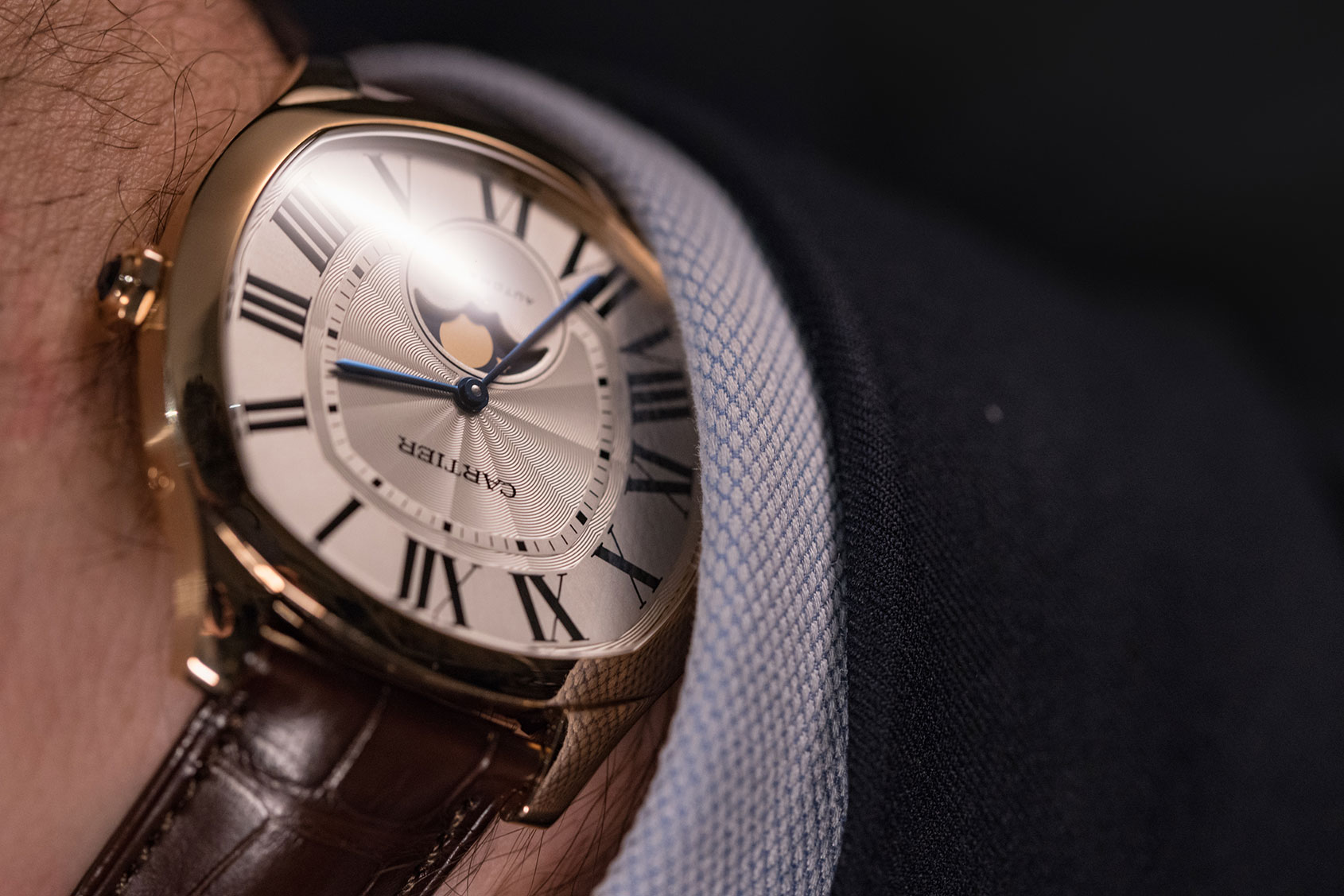 Cartier drive shop moon phase