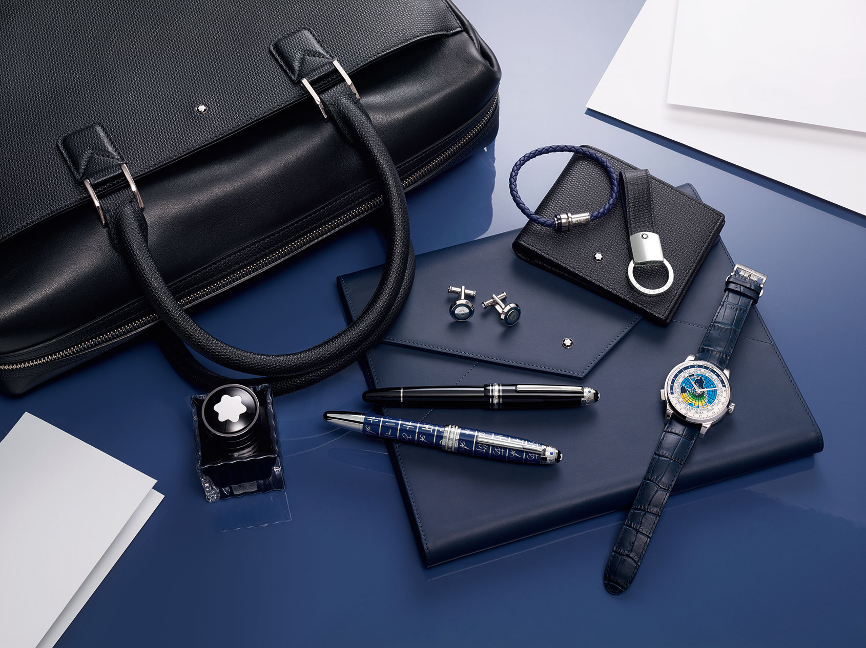 Montblanc discount leather goods