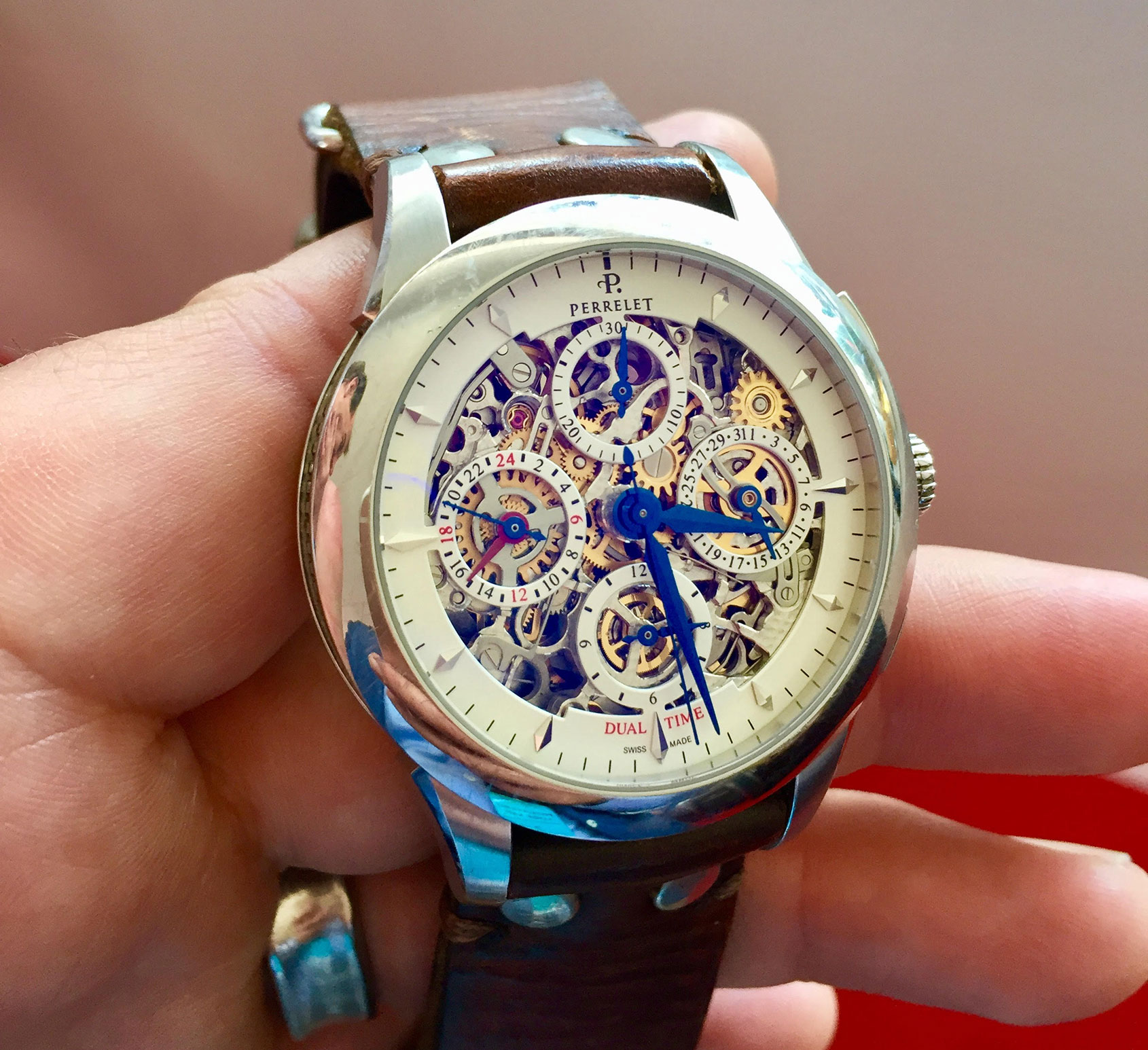 My Perrelet Dual Time Skeleton Chronograph Will s Watch Story