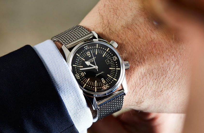 Longines legend diver milanese new arrivals