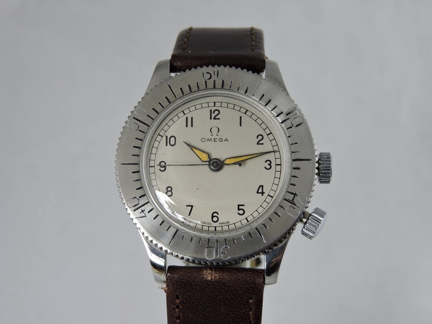 omega spitfire pilot's watch