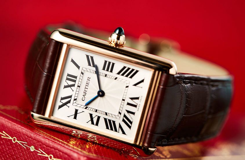 Cartier watch crown outlet stone