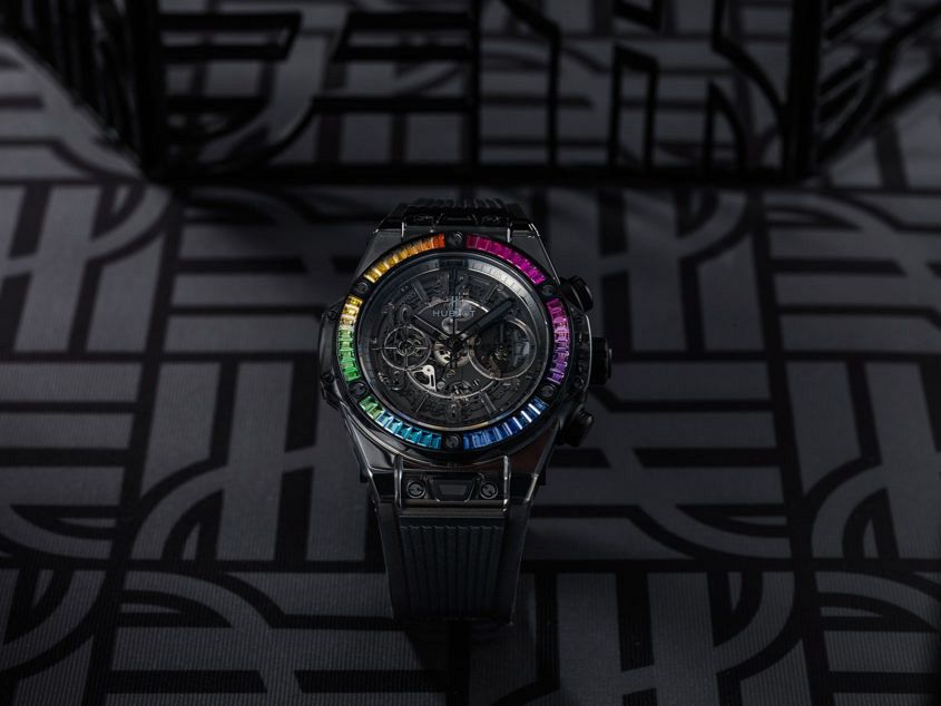 Big Bang Unico All Black Sapphire Rainbow