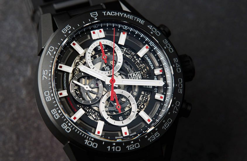 TAG Heuer Carrera Heuer 01 Full Black Matt Ceramic (Specs & Price)