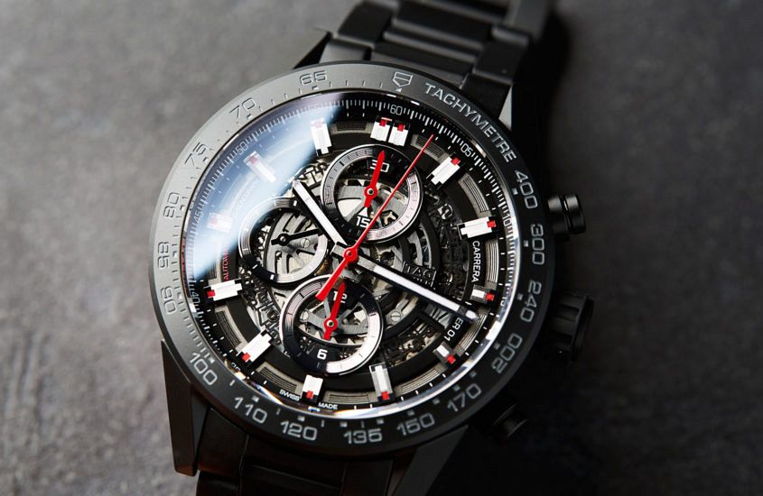 Tag heuer carrera heuer discount 01 full black matt ceramic