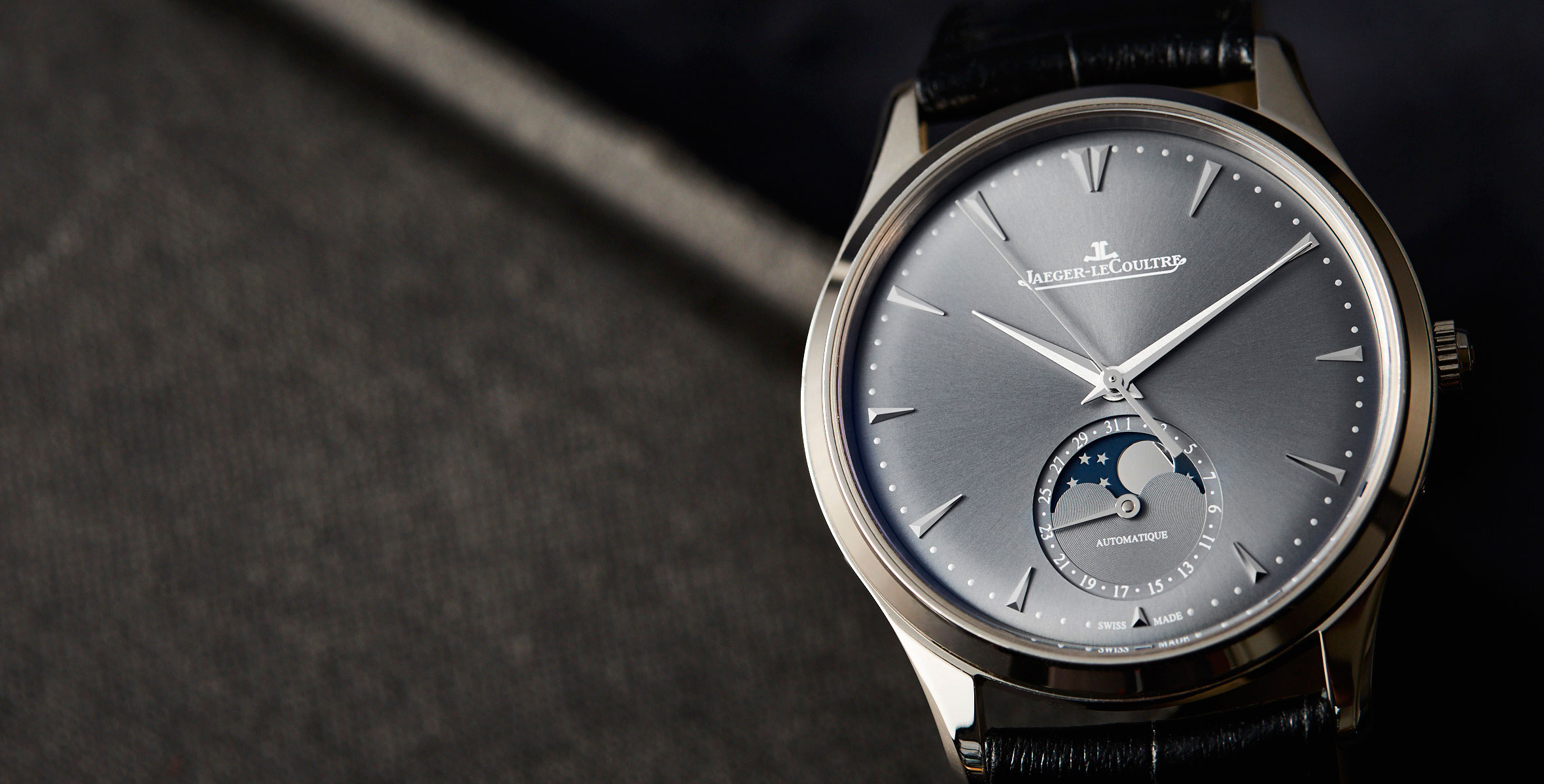 Jaeger-LeCoultre Master Ultra Thin Moon – now with a gorgeous grey dial