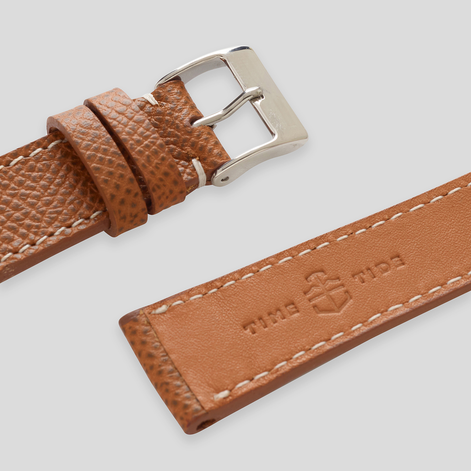 light brown leather watch band