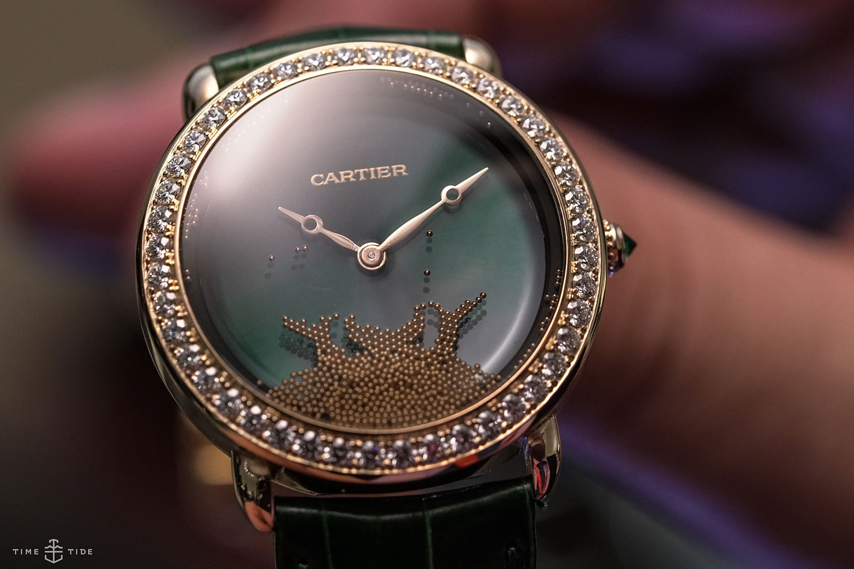 cartier panthere face watch