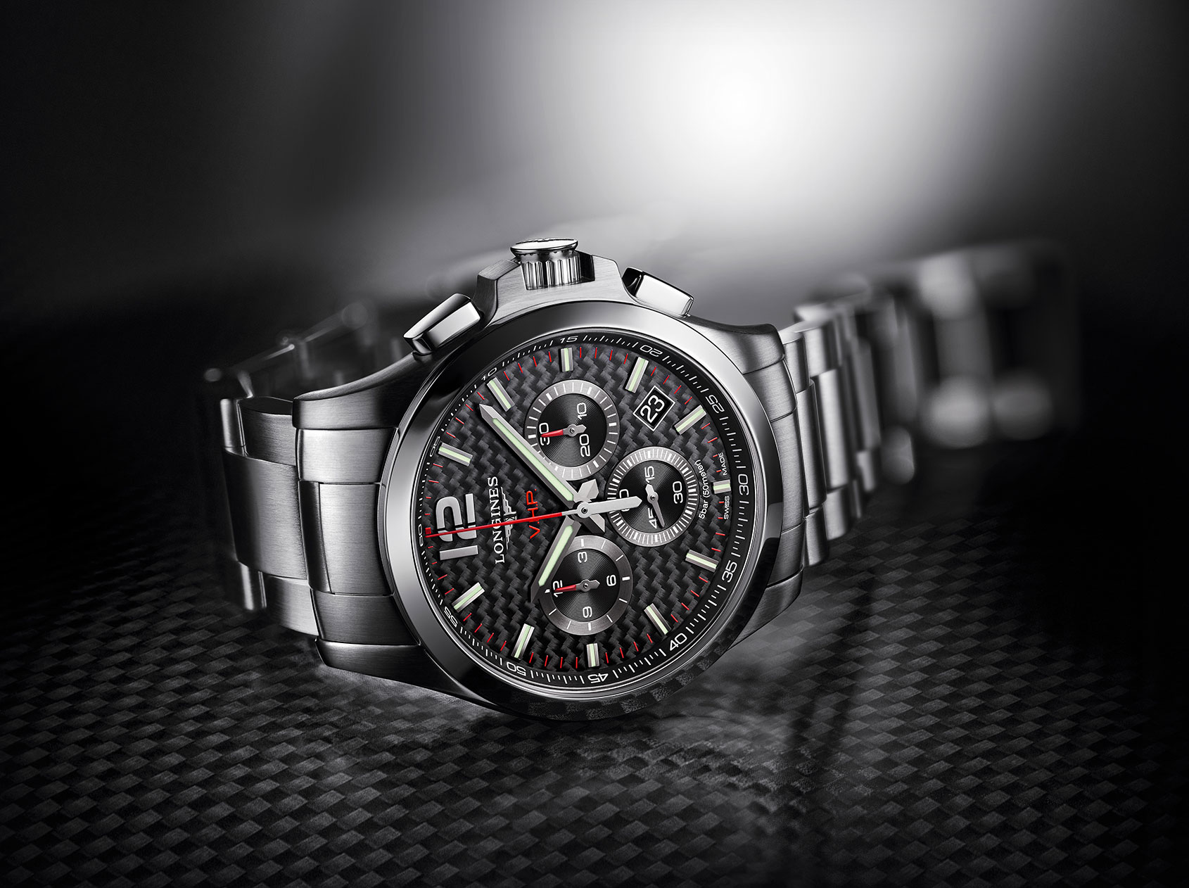 INTRODUCING The Longines Conquest V.H.P. Chronograph Time and Tide