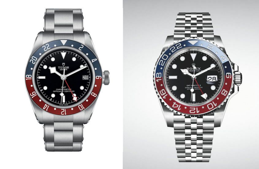 NEWS Tudor Black Bay GMT and Rolex GMT Master II Pepsi in steel