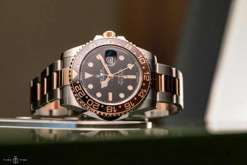 Rolex GMT-Master II in Oystersteel and Everose video review