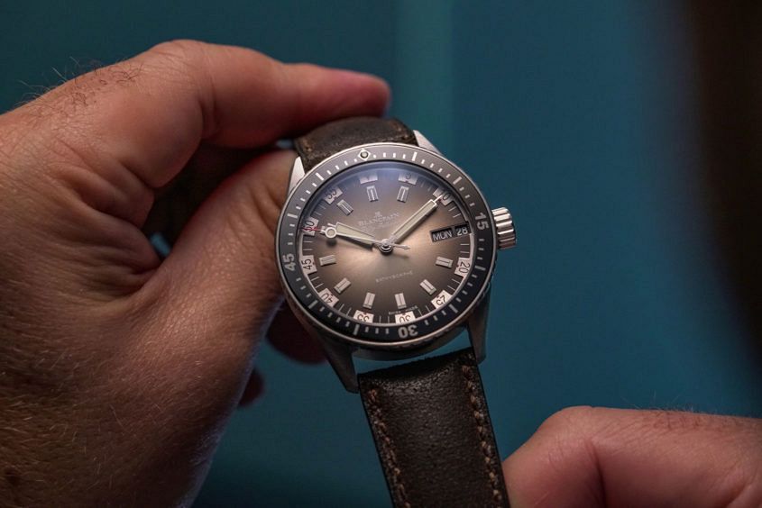 Blancpain fifty fathoms 2024 bathyscaphe day date 70s