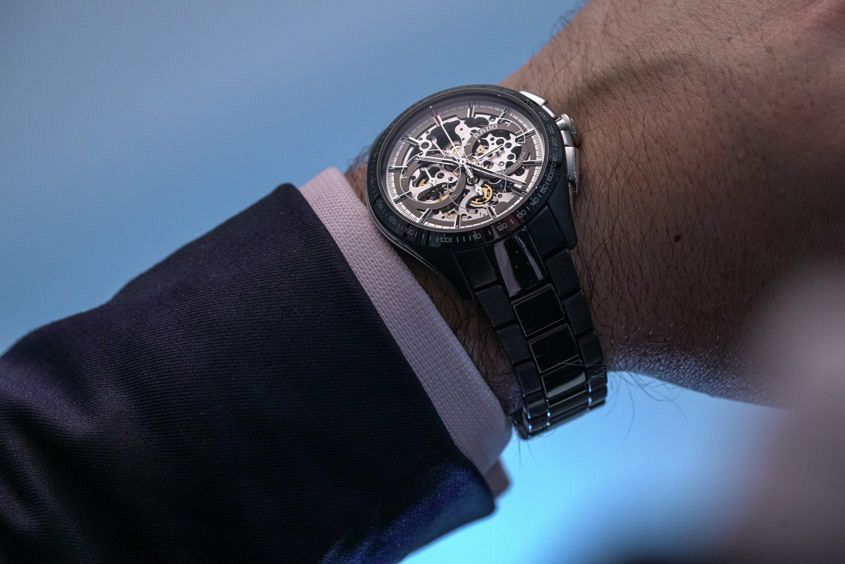 Watch on the wrist hyperchrome 2025 skeleton automatic chronograph limited edition