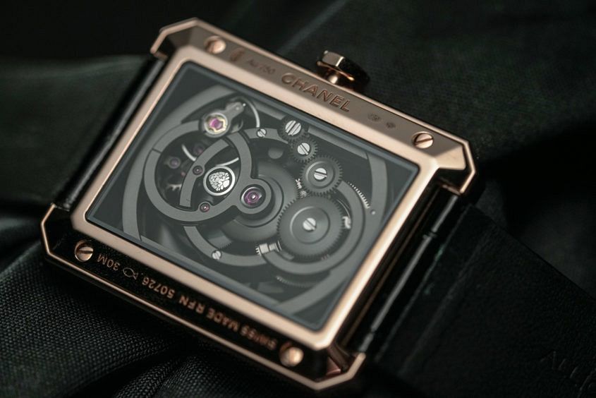 Chanel boyfriend watch outlet skeleton