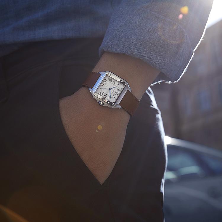 cartier santos dress watch