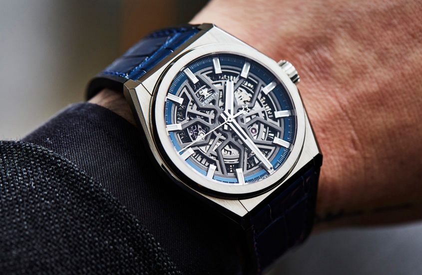 FSO Zenith Defy Classic Skeleton Titanium on Bracelet