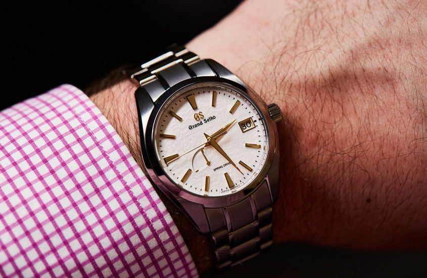 Golden snowflake grand on sale seiko