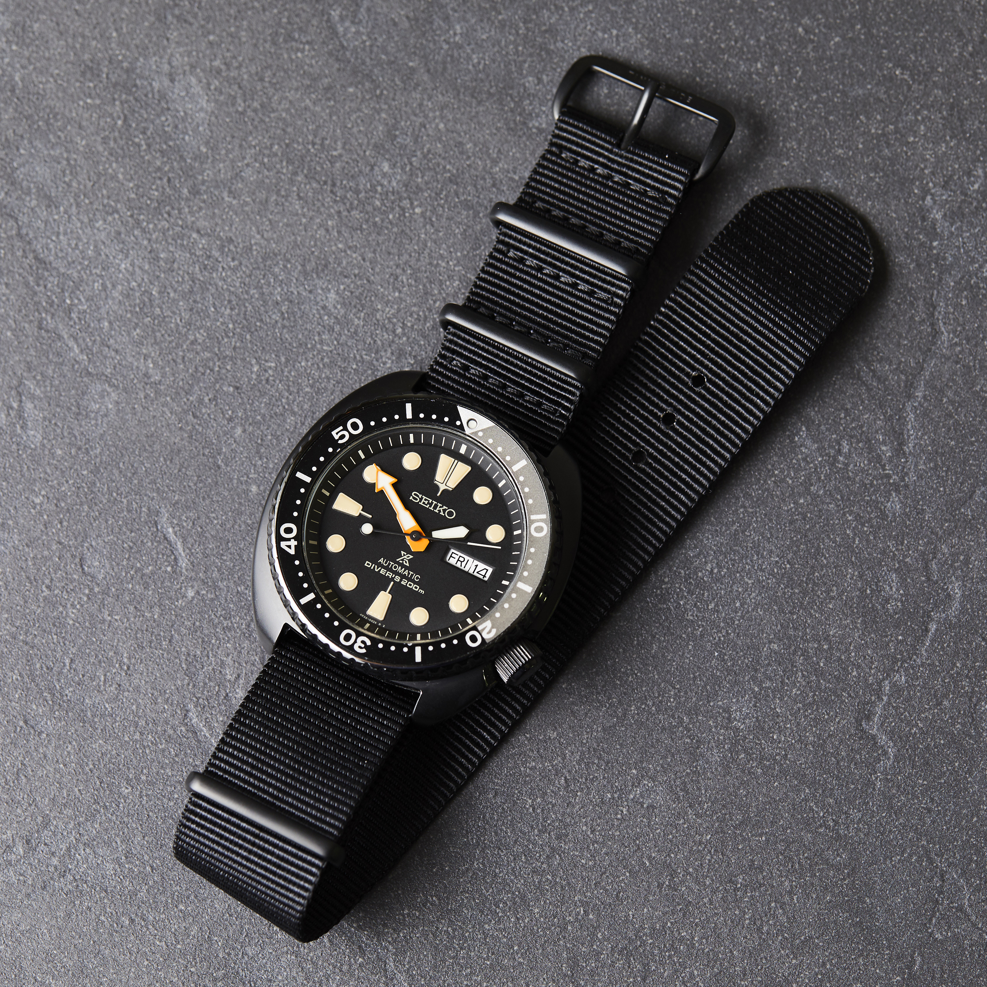 NATO Watch Strap 'MIDNIGHT DARK' | Time and Tide Watches