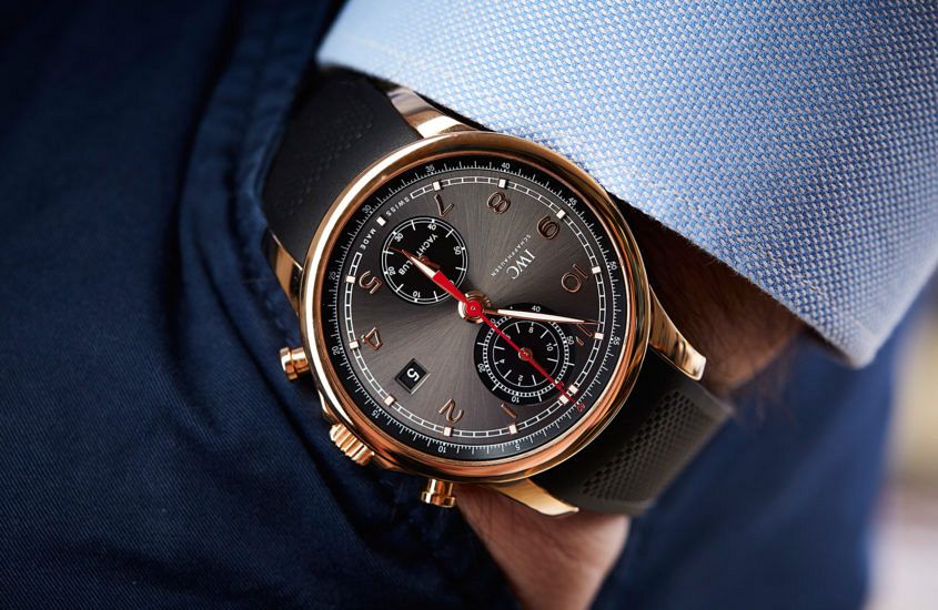 iwc rose gold yacht club