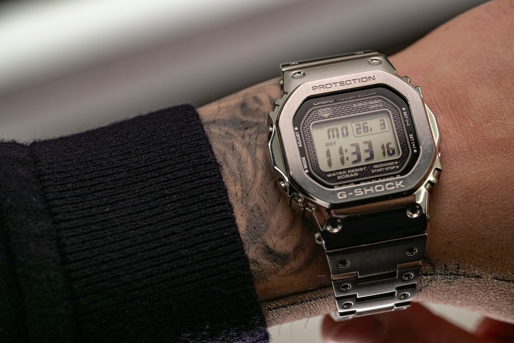 G-SHOCK Gショック フルメタル シルバー GMW-B5000D-1JF+spbgp44.ru