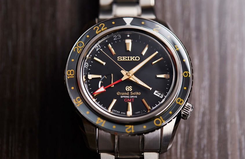 Grand Seiko Spring Drive GMT in titanium (ref. SBGE215G) 