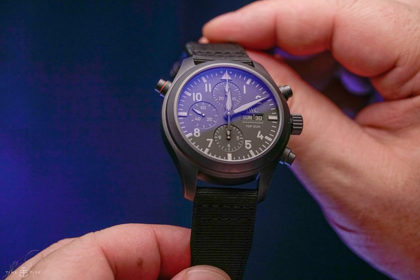 Iwc double chronograph online pilot