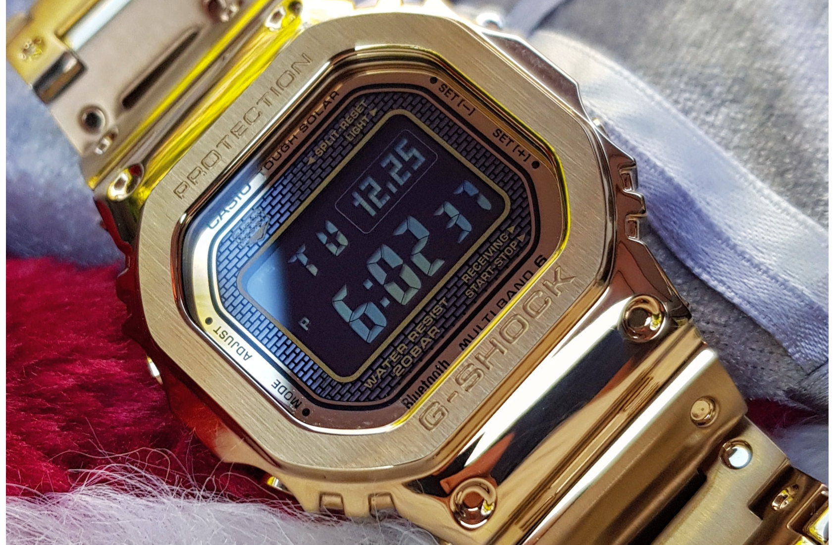 g shock gold dial