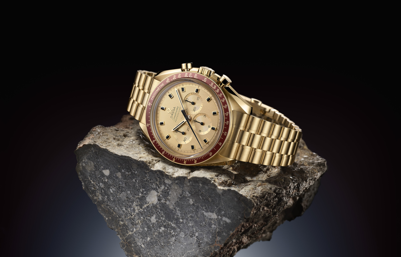 omega speedmaster full gold