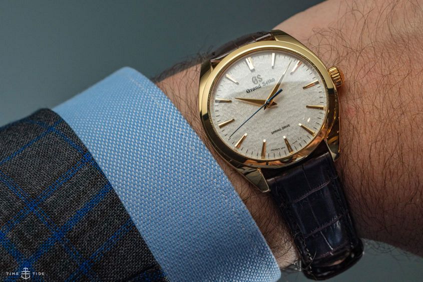 HANDS ON Grand Seiko s SBGY002 a hot new hand wound take on the