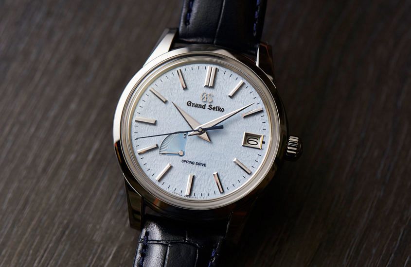 Grand seiko snowflake leather hot sale