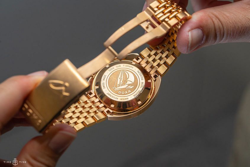 Solid gold doxa new arrivals