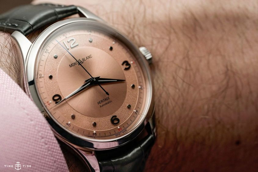 Montblanc heritage automatic salmon sale